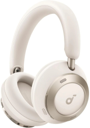Casti Wireless Over-Ear Anker Soundcore Space One Pro Adaptive Active Noise Cancelling Hi-Res 6 Microfoane Bluetooth 5.3 Alb