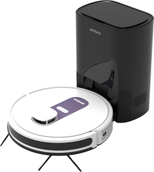 Aspirator robot amXea G6RM Alb-Violet colector de praf automat extern navigare laser Wi-Fi app smart memory multi-suprafete curatare u 