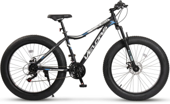 Bicicleta Fat-Bike Velors Wolf V2605D 26 Negru/Alb/Albastru 
