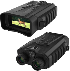 Binoclu Profesional cu Night Vision Digital de Vanatoare cu Ecran LCD Vedere in Noapte 300m Negru 