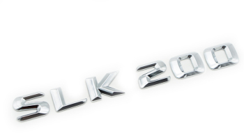 Emblema SLK 200 pentru spate portbagaj Mercedes chrom 