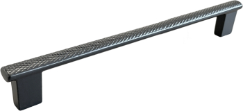 Maner pentru mobila Moleto finisaj negru grafit L 348 mm 
