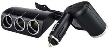 Priza auto cu bricheta multipla 120W Olesson 1528 4 intrari si 1 USB