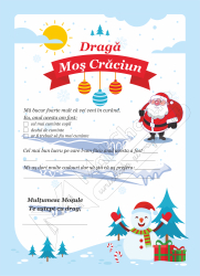 Setul &bdquo Scrisoare pentru Mos Craciun& 