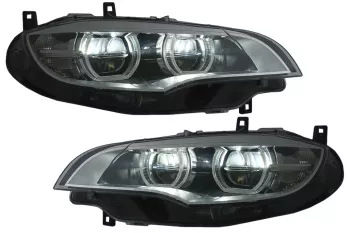 Faruri Angel Eyes 3D Dual Rims LED DRL BMW X6 E71 2008-up HLBME71LED 