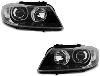 Faruri Angel Eyes LED BMW Seria 3 E90/E91 2005-2011 LPBME4 