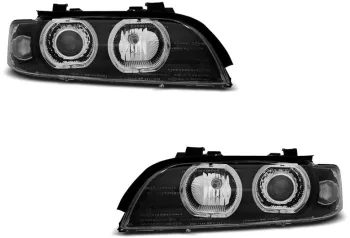 Faruri ANGEL EYES LED BMW Seria 5 E39 95-03 Negru LPBME1 