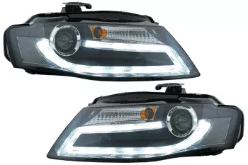 Faruri AUDI A4 B8 8K 2008-2011 Lumina De Zi LED DRL Xenon Design LHD SWA16SLGXB 