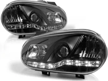 Faruri LED Dayline VW GOLF 4 Black Design LPVW86 