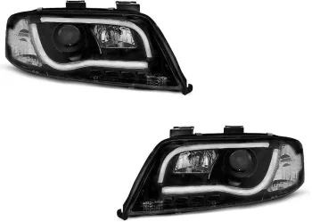 Faruri Tube Light DRL AUDI A6 2001-2004 Negru LPAUB9 