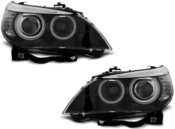 Faruri XENON Faruri D1S ANGEL EYES CCFL Negru potrivite pentru BMW E60/E61 05-07 LPBMC9 