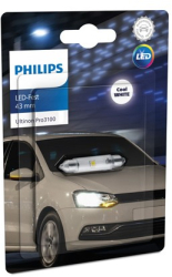 Led auto Alb C5w sofit Philips Ultinon Pro3100 SL 43 mm 