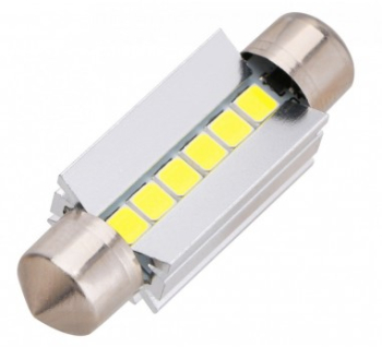 Led Auto Sofit 36mm Canbus 6 SMD Epistar 3030 fara polaritate - BTLE5015-36MM 