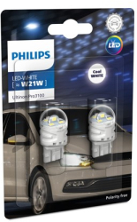Set 2 becuri led auto Alb W21W Philips Ultinon Pro3100 SL semnalizare 