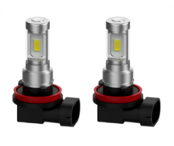 Set 2 leduri H11 H8 H9 Canbus 6000k 80W luminozitate 2000 Lm 12V-24V 