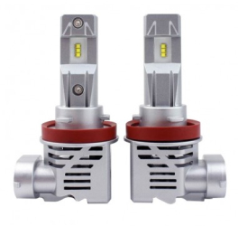 Set 2 leduri H11 M3 Canbus 55W luminozitate 10.000 Lm 12V-24V 6500K 