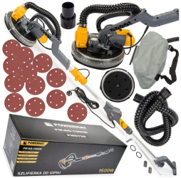 Slefuitor pereti pliabil girafa aspirator Led 1500 w Powermat 
