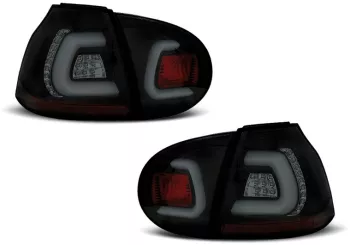 Stopuri LED Bar VW Golf 5 Hatchback 10.2003-2009 Negru Fumuriu LDVWA4 