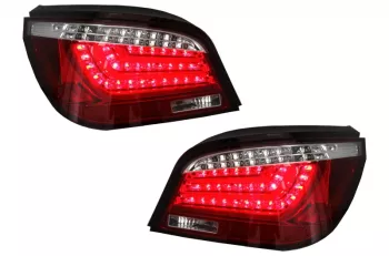 Stopuri BMW Seria 5 E60 04.2003-03.2007 Rosu-Clar LED TLBME60 
