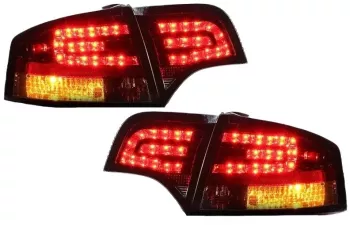 Stopuri LED Audi A4 B7 Sedan 2004-2008 LED Blinker Rosu Fumuriu RA12SLRSL 