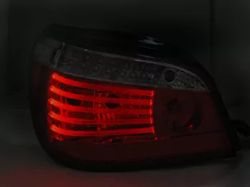 Stopuri LED SEQ BMW E60 2003-2007 Rosu Alb LDBMG2 