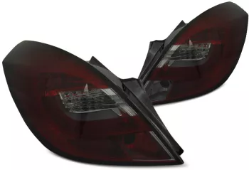Stopuri Opel Corsa D 3 Usi 2006-14 Rosu Fumuriu Semnal Led LDOP57 