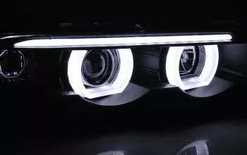 Faruri ANGEL EYES 3D BMW Seria 7 E38 1994-2001 Black Design LPBML6 