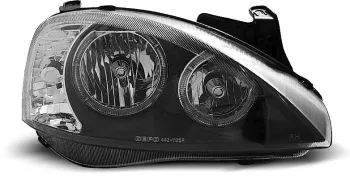 Faruri Angel Eyes Opel Corsa C 2000-2006 Fundal Negru LPOP93 