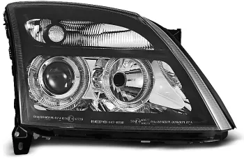 Faruri Angel Eyes Opel Vectra C 2002-2005 Negru LPOP33 