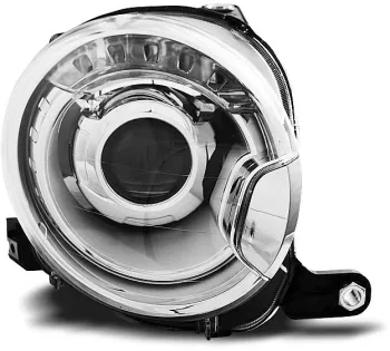 Faruri cu Lupa FIAT 500 2007-2015 Chrome LPFI19 