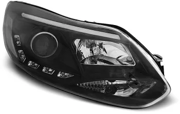 Faruri FORD FOCUS MK3 11- 10.14 TUBE LIGHTS Negru LPFO57 