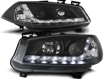 Faruri LED Renault Megane II 2002-2005 Negru LPRE16 