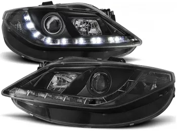 Faruri LED SEAT IBIZA 6J 2008-2012 Black LPSE18