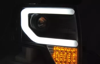 Faruri TUBE LIGHT FORD F150 2008-2014 Black LPFO88 