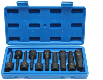 Set chei impact hexagonale H5-H19 imbus 10 piese DISMB94 BK80626