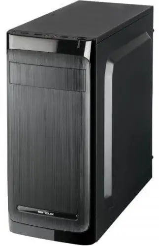 Carcasa Gaming Serioux Classic02 Middle Tower ATX Fara Sursa Black 