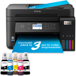 Multifunctional Inkjet color Epson L6270 EcoTank A4 ADF Wireless Negru C11cj61403