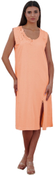 Camasa de noapte 2088 100 bumbac Bella Secret -Piersica-L INTL 
