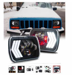 Faruri auto led universale 5x7 semnalizare dimanbila in trepte