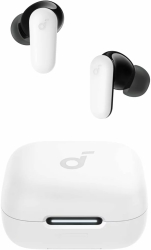 Casti wireless Anker Soundcore P30i Tehnologie Noise Cancelling 2-in-1 carcasa si stand IP54 Bluetooth 5.4 Alb 