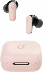 Casti wireless Anker Soundcore P30i Tehnologie Noise Cancelling 2-in-1 carcasa si stand IP54 Bluetooth 5.4 Roz 