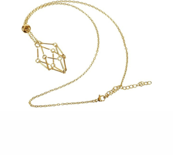 Colier Auriu cu Suport Special pentru Cristale Usor de Folosit Design Elegant si Rafinat marimea L ZENSELLER 