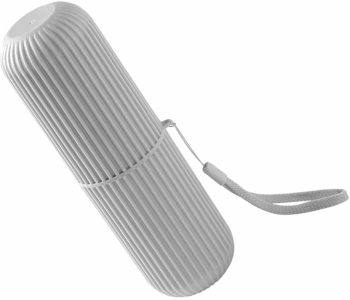 Cutie de protectie pentru periuta si pasta de dinti voiaj gri 