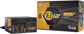 Sursa Seasonic B12 BM-550 550W 80+ Bronze Semi Modulara Negru 