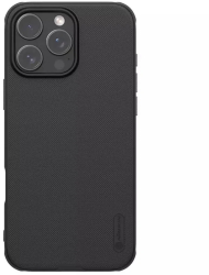 Husa pentru iPhone 16 Pro Max - Nillkin Super Frosted Shield Pro - Black 