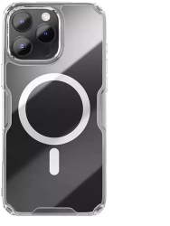 Husa pentru iPhone 16 Pro - Nillkin Nature TPU Pro Magnetic Case - Transparent 