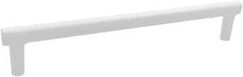 Maner pentru mobila Oval NV finisaj alb L 177 mm 