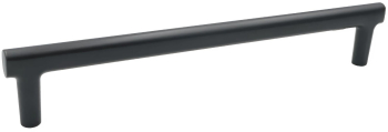 Maner pentru mobila Oval NV finisaj negru cobalt L 177 mm 