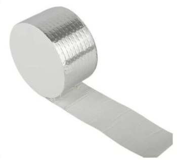 Banda autoadeziva din Aluminiu pentru Etansare si Izolare Impermeabila 50 mm x 5.1 m 150 microni 