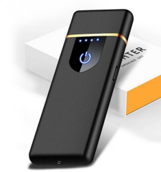 Bricheta Electrica Antivant in Cutie Incarcare USB Senzor Digital Aprindere cu Inductie pentru 2 Tigari Simultan Indicator L 